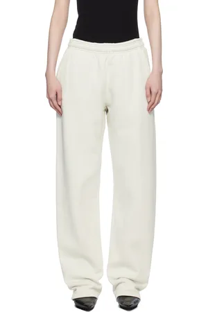 Entire Studios Off-White Straight-Leg Sweatpants