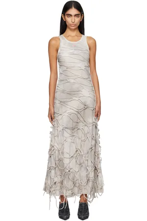 Diesel Gray D-Jaral Maxi Dress