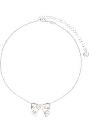 Shushu/Tong Silver YVMIN Edition Double-Sided Ceramics Bowknot Necklace