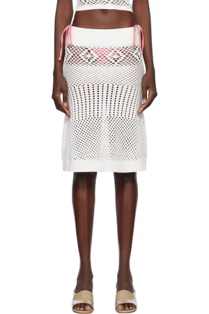 Frankies Bikinis Orchard Crochet Midi Skirt