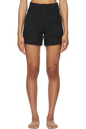 SKIMS Black Cozy Knit Shorts