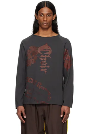 SC103 SSENSE Exclusive Gray Warf Nest Long Sleeve T-shirt