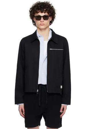 Merz b. Schwanen Black JKT07 Zip Jacket