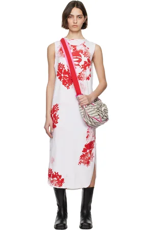 SC103 White Reflection Maxi Dress