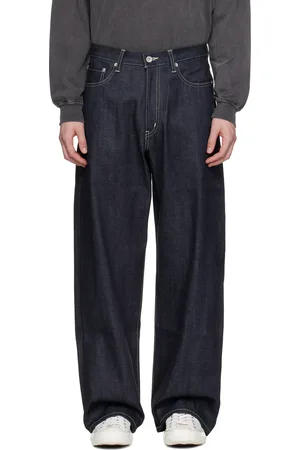 NEIGHBORHOOD Blue Rigid Denim DP Wide Jeans