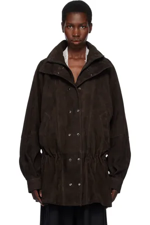 MAGDA BUTRYM Cinched Leather Jacket