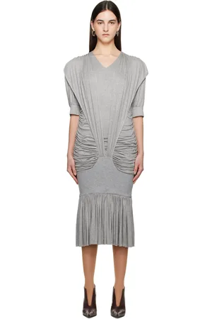 Nicklas Skovgaard Gray Amanda Midi Dress
