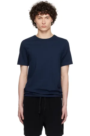 Merz b. Schwanen Navy 1950s Loopwheeled T-shirt