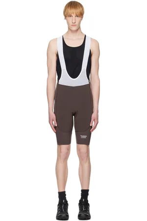 Pas Normal Studios Brown & White Mechanism Pro Bib Shorts