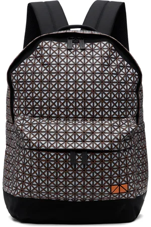 Issey Miyake Gray & Orange Rough Backpack