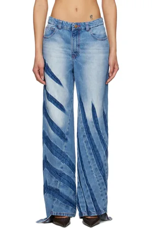 Masha Popova Blue Rays Boyfriend Jeans