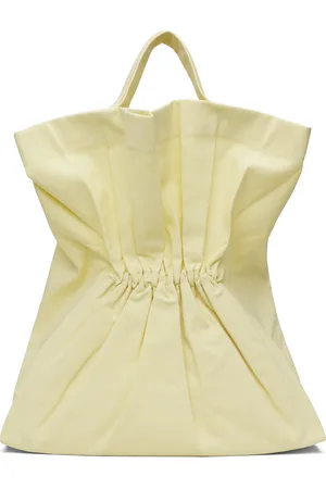 Issey Miyake Yellow Drawn & Pressed Bag