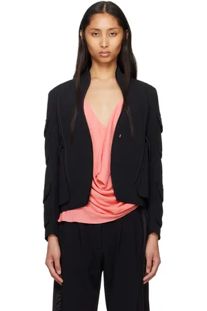 Kiko Kostadinov Black Cauda Tailored Blazer