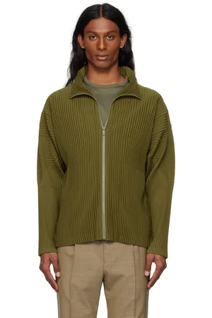 Issey Miyake Khaki Color Pleats Sweater