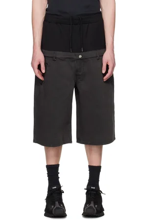 Spencer Badu Dropped Denim Shorts