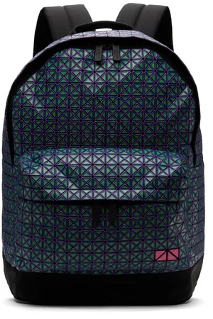 Issey Miyake Green & Purple Daypack Rough Backpack