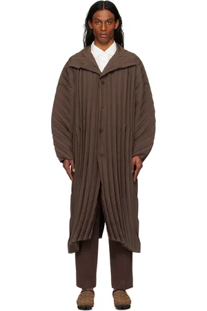 Issey Miyake Brown Edge Light Coat