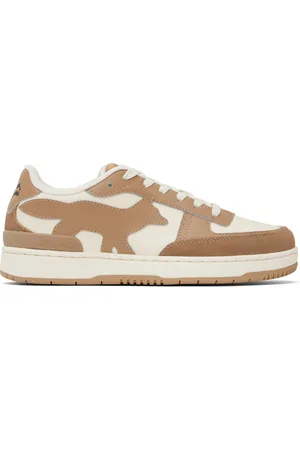 Maison Kitsuné Brown & Off-White Chiru Sneakers