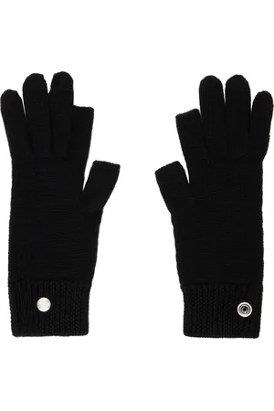 Rick Owens Black Touchscreen Gloves