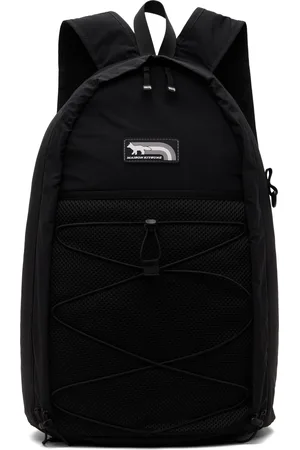 Maison Kitsuné Black Flash Fox Backpack