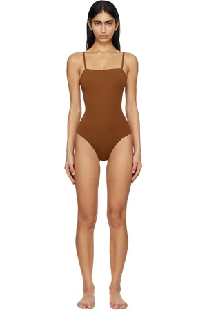ERES Brown Aquarelle Swimsuit