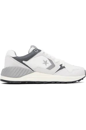 Converse Gray & Off-White Wave Trainer Low Top Sneakers