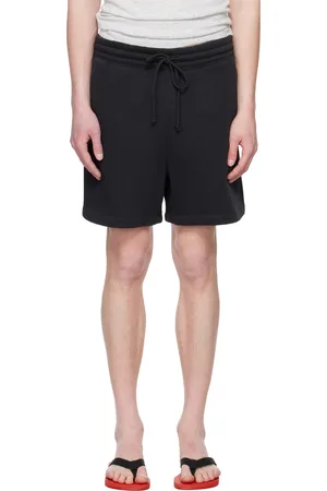 SKIMS Black Fleece Lounge Relaxed Shorts