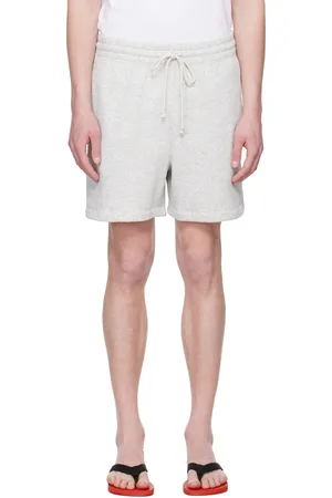 SKIMS Gray Fleece Lounge Relaxed Shorts