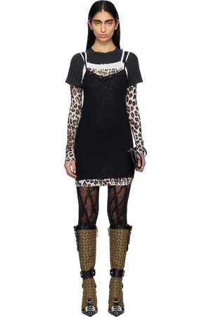 Balenciaga Black Layered Minidress