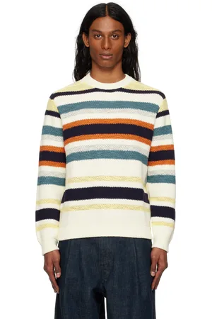 Maison Kitsuné Multicolor Comfort Striped Sweater