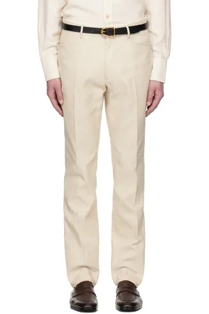 Tom Ford Beige Summer Cord Dyllan Trousers