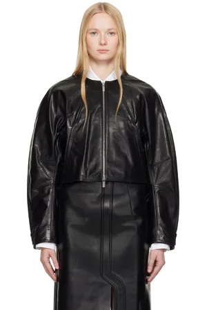 Helmut Lang Black Articulated Leather Jacket