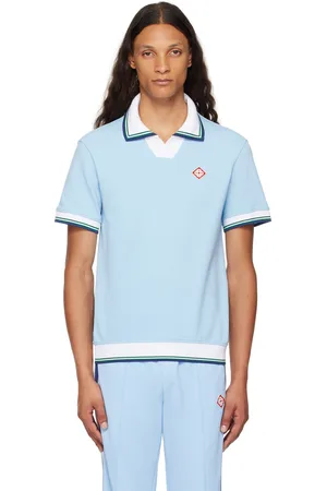 Casablanca Blue Pique Polo