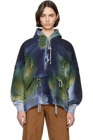 Collina Strada Navy & Green Burst Hoodie