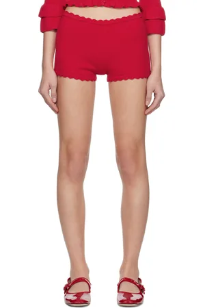 DANIELLE GUIZIO Knit Scallop Shorts