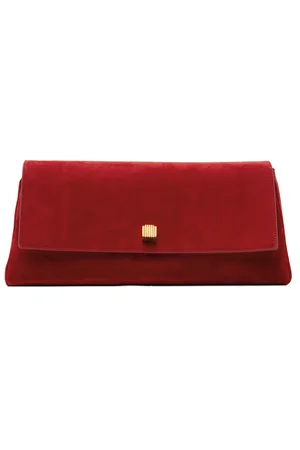 Khaite Red Audrey Clutch