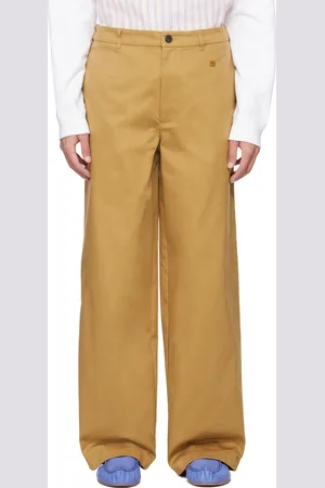 Acne Studios Beige Wide-Leg Trousers
