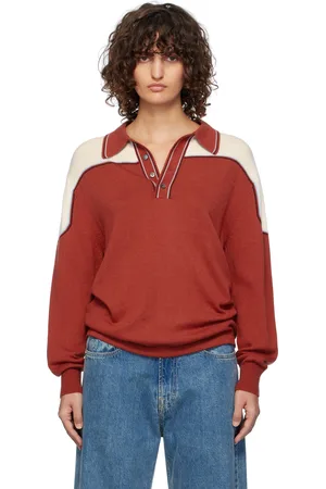 Carter Young Red Kowalski Knit Polo
