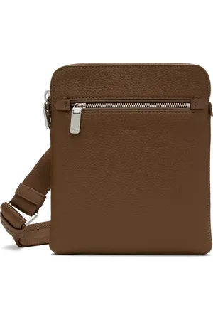 HUGO BOSS Brown Envelope Emed Logo Bag