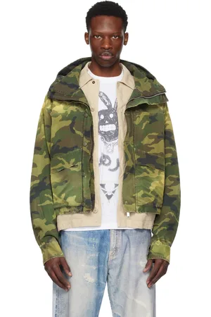 424 FAIRFAX Khaki H Camo Jacket