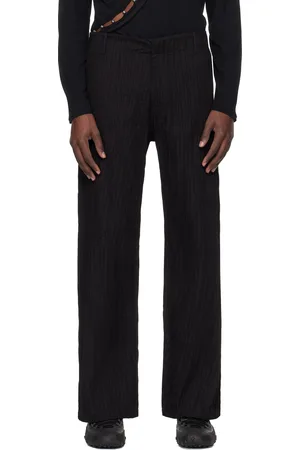 Tondolo Black Gilled Trousers