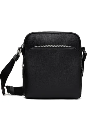 HUGO BOSS Black Emed-Logo Reporter Bag