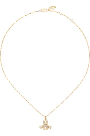 Vivienne Westwood Gold Carmela Bas Relief Pendant Necklace