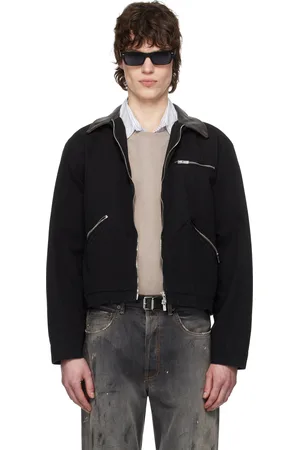 Tonywack Washed Leather Collar Work Jacket