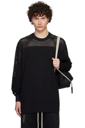 Rick Owens Black Champion Edition Girdered T-shirt