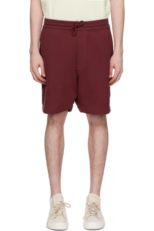 Y-3 Burgundy Loose-Fit Shorts