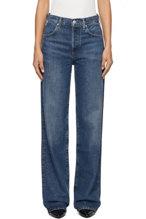 Citizens of Humanity Blue Annina High Rise Wide Leg 33 Jeans