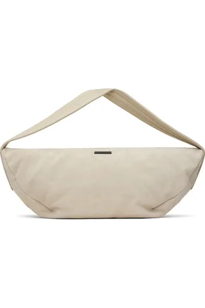 FEAR OF GOD Beige Suede Shell Bag