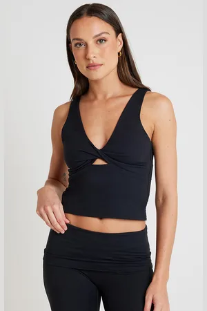 Stylerunner Sense Twist Front Cropped Tank
