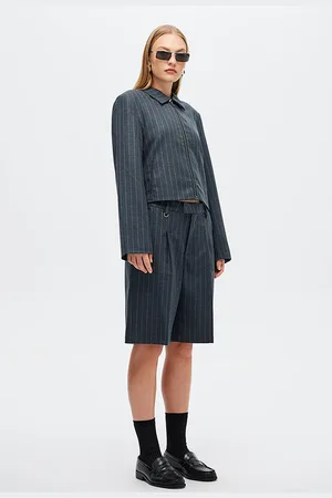 NEUW Pinstripe Zip Jacket